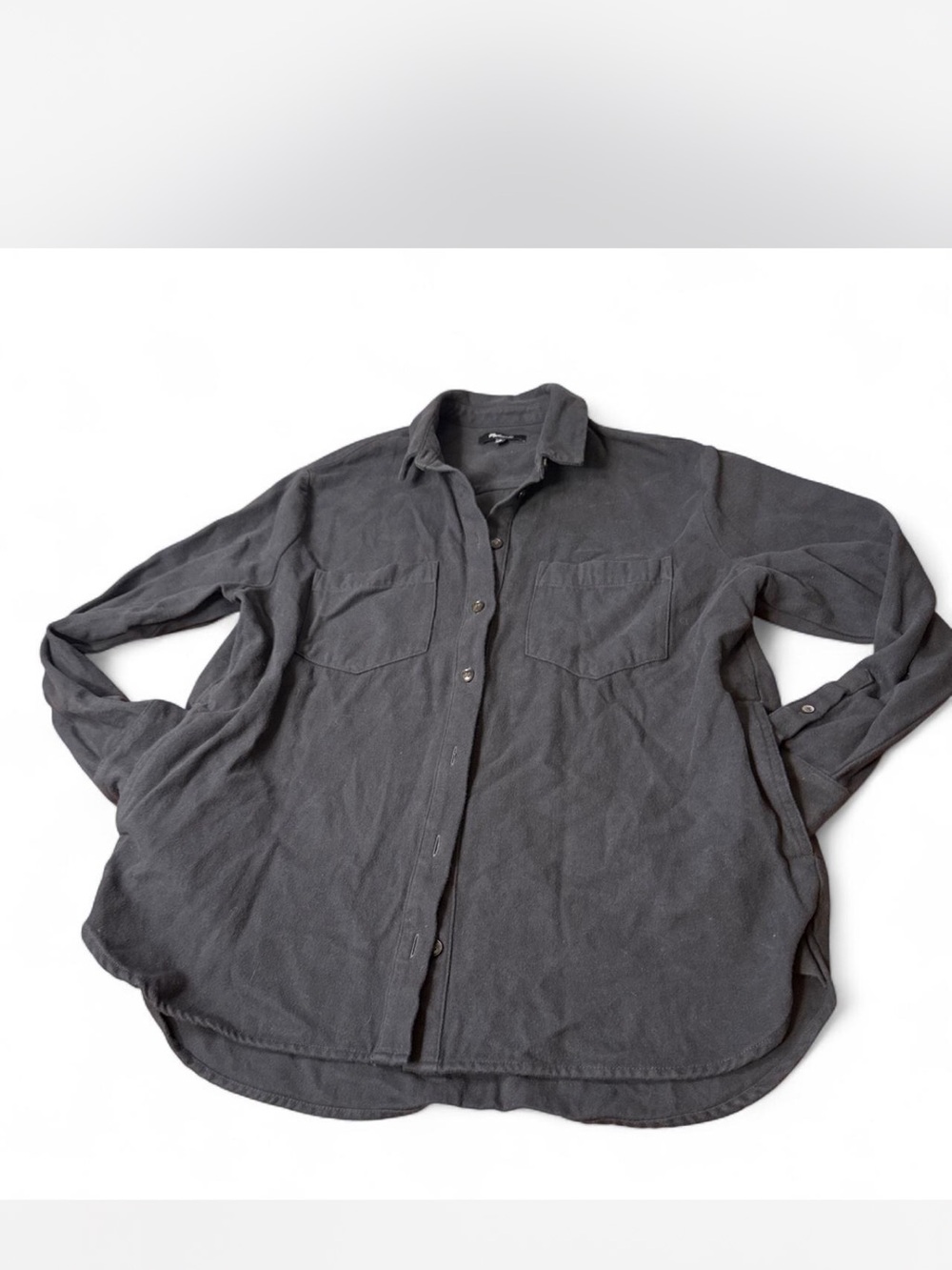Madewell Charcoal Button-Down Shirt